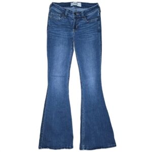 Hollister Low Rise Flare Jeans Size 0 Regular